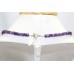 Women's Necklace pendant 925 Sterling Silver purple amethyst stone P 387